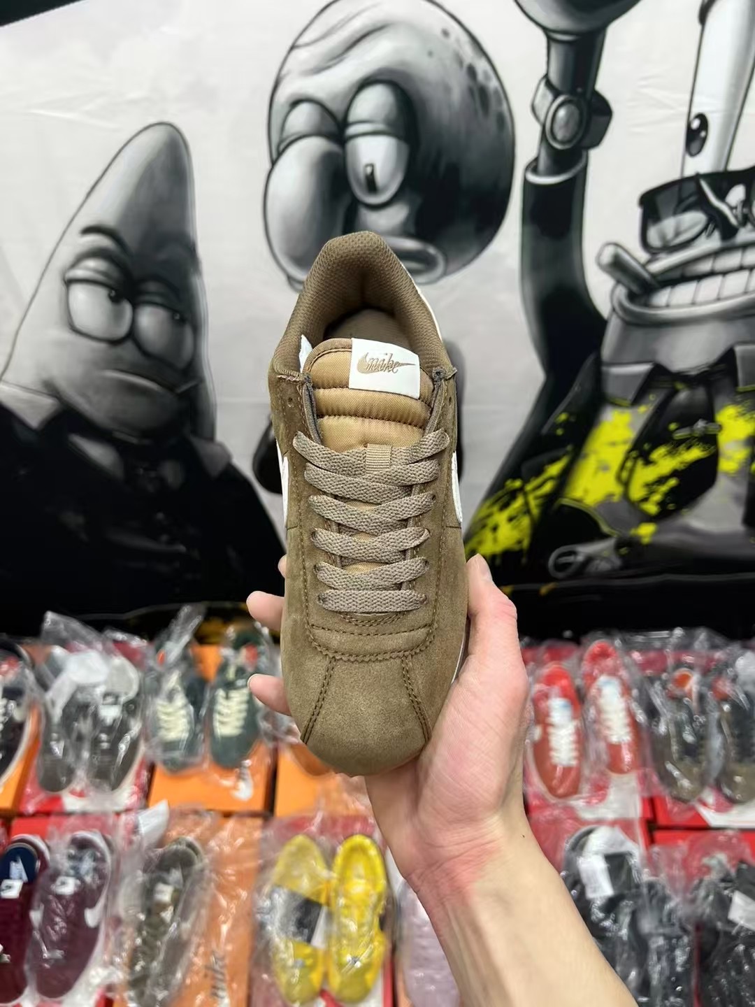 Nike Cortez in Brown Suede