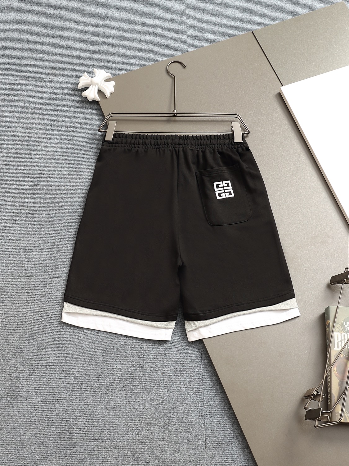 Givenchy Black Shorts