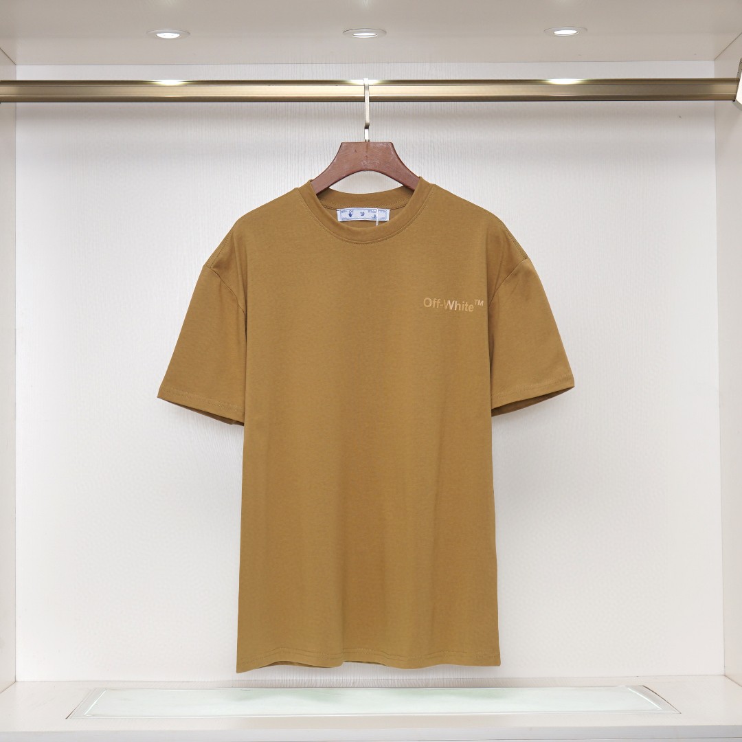 Off-White T-Shirt - Brown