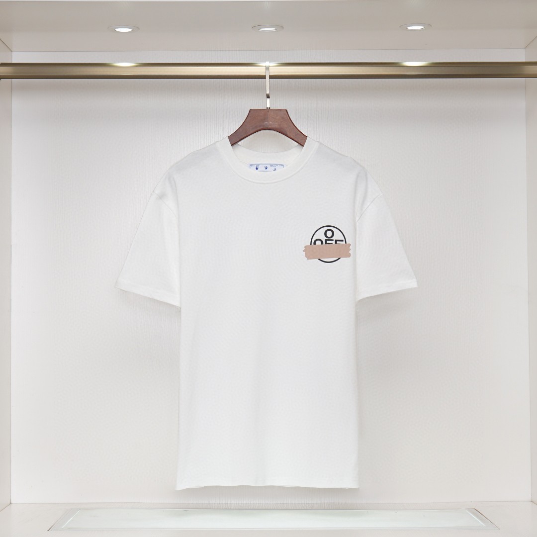 Off White Tape Arrows Short sleeve Over T-shirt 'White'