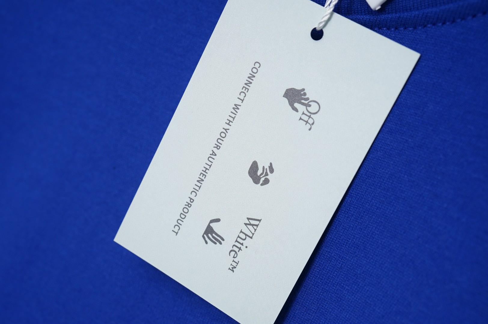 Off White Arrow Graphic Print T shirt 'Blue'