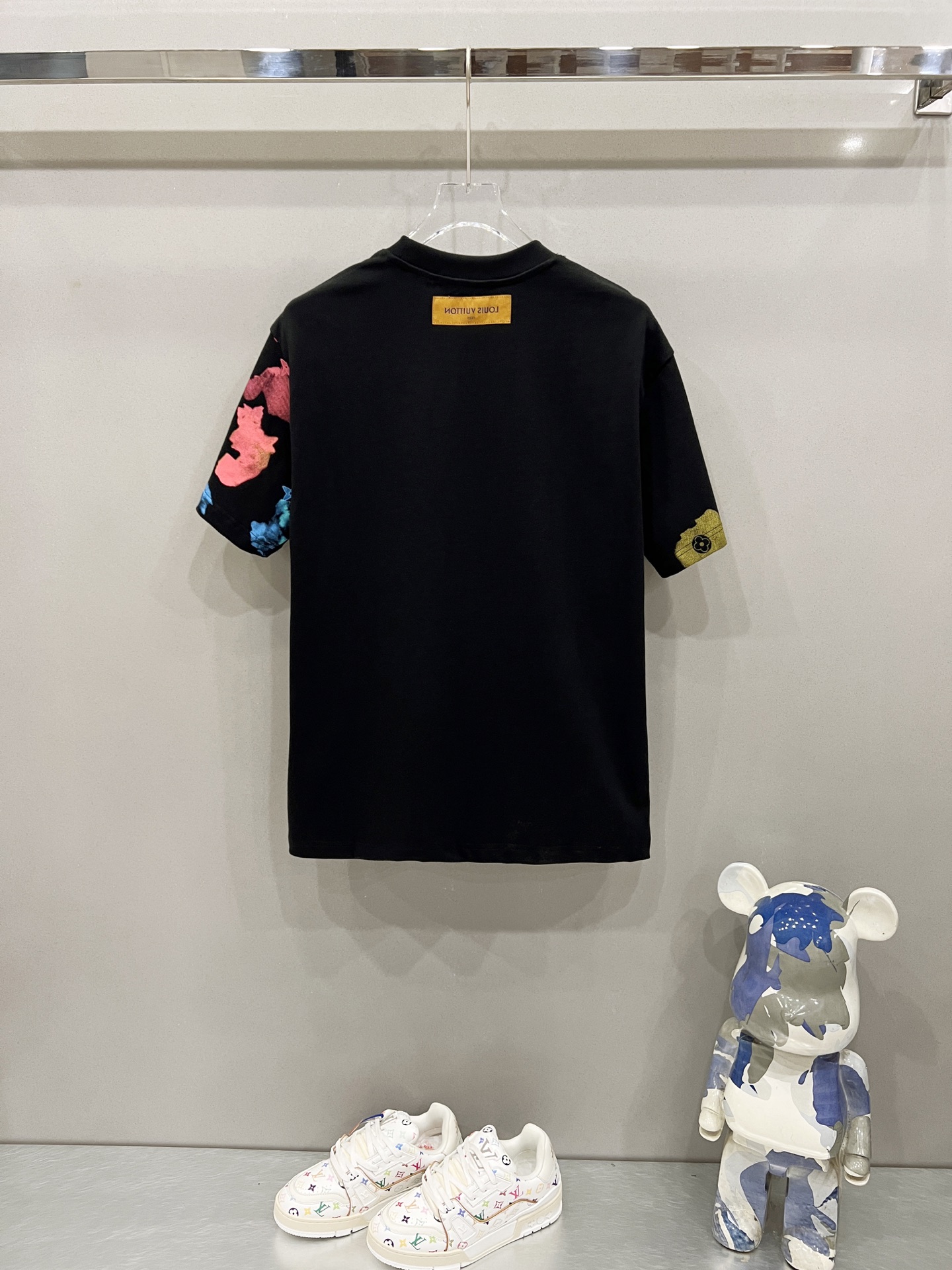 LV Black Cotton T-Shirt