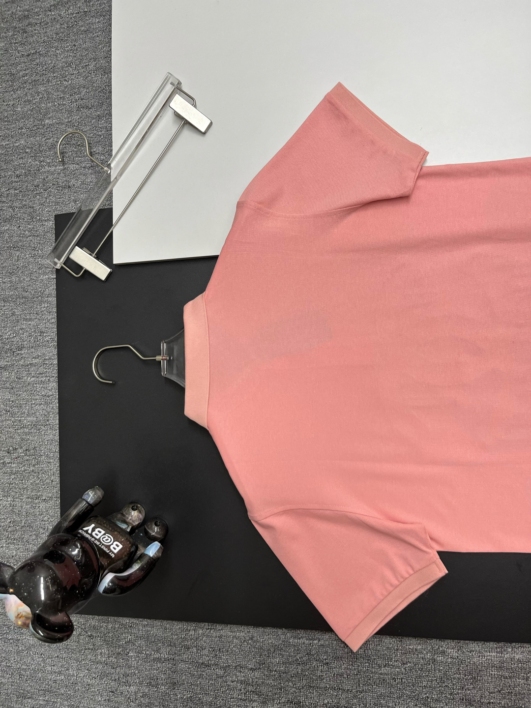 LV x Chanel Pink Polo Shirt 