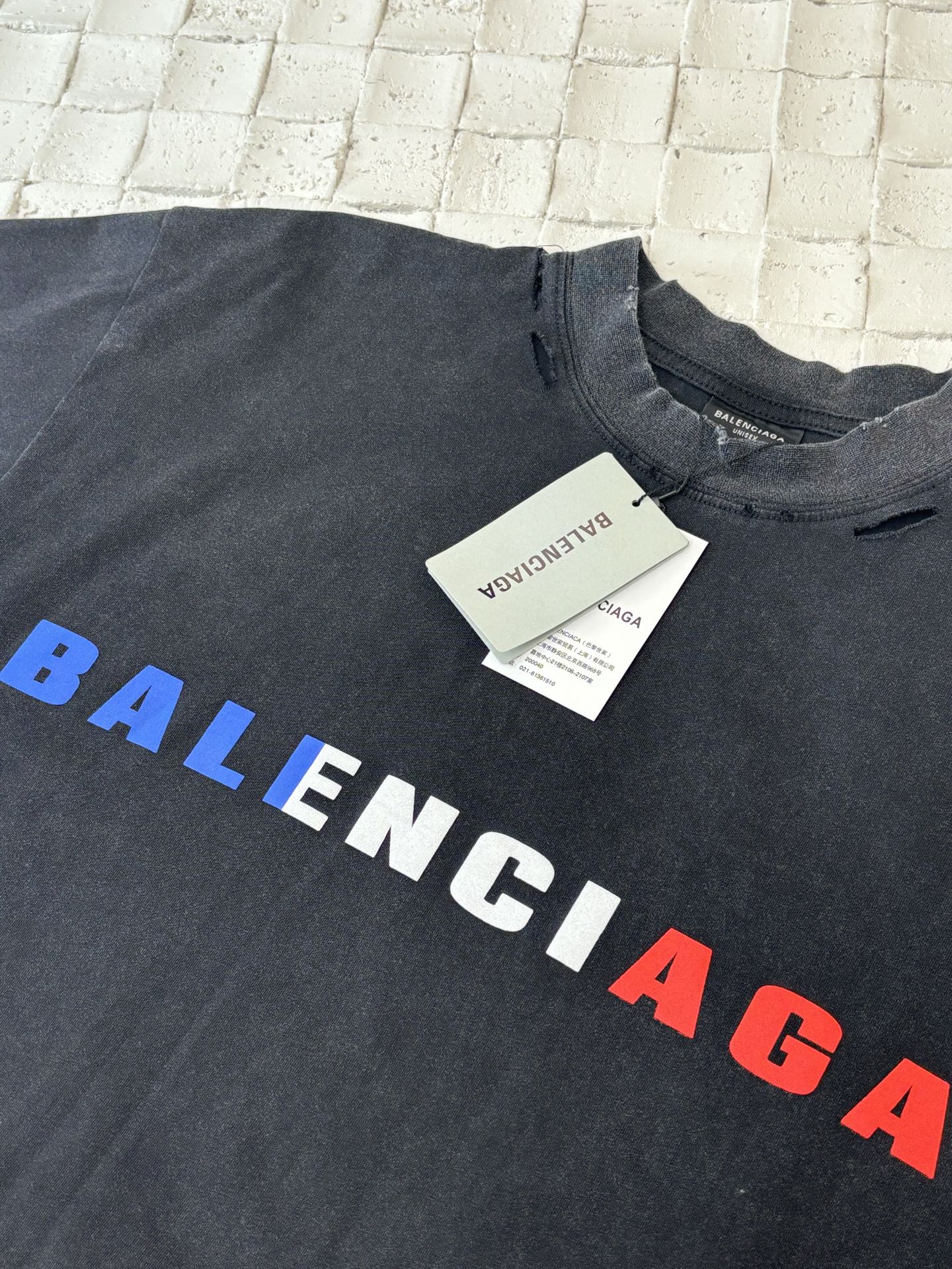 Balenciaga Oversize Crew neck T-Shirt (B)