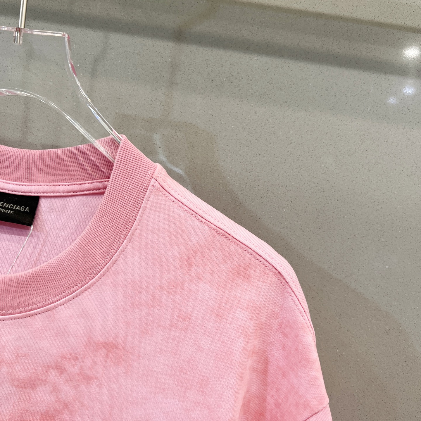 Balenciaga Pink Paris Moon T-Shirt
