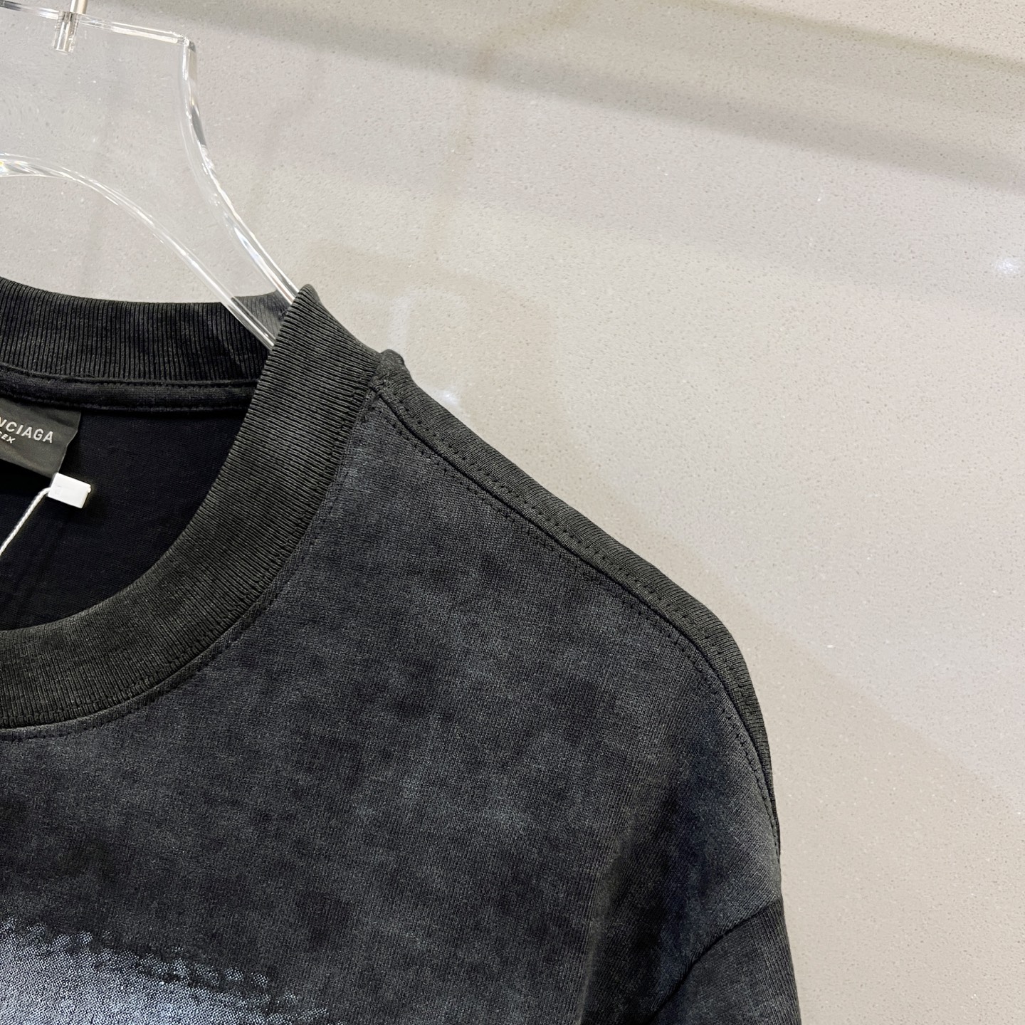 Balenciaga Black Paris Moon T-Shirt