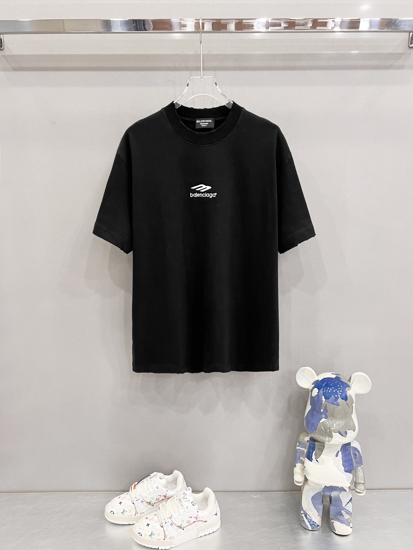 Balenciaga Black 3B Sport T-shirt