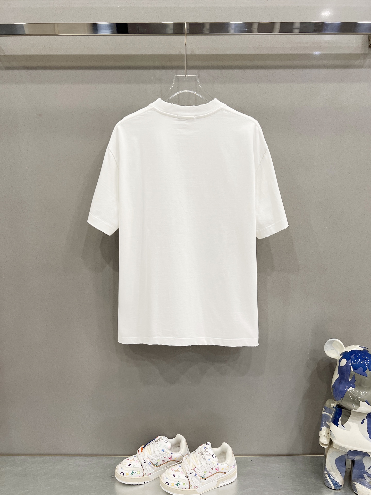 Balenciaga Men's Laurel Classic T-shirt in White