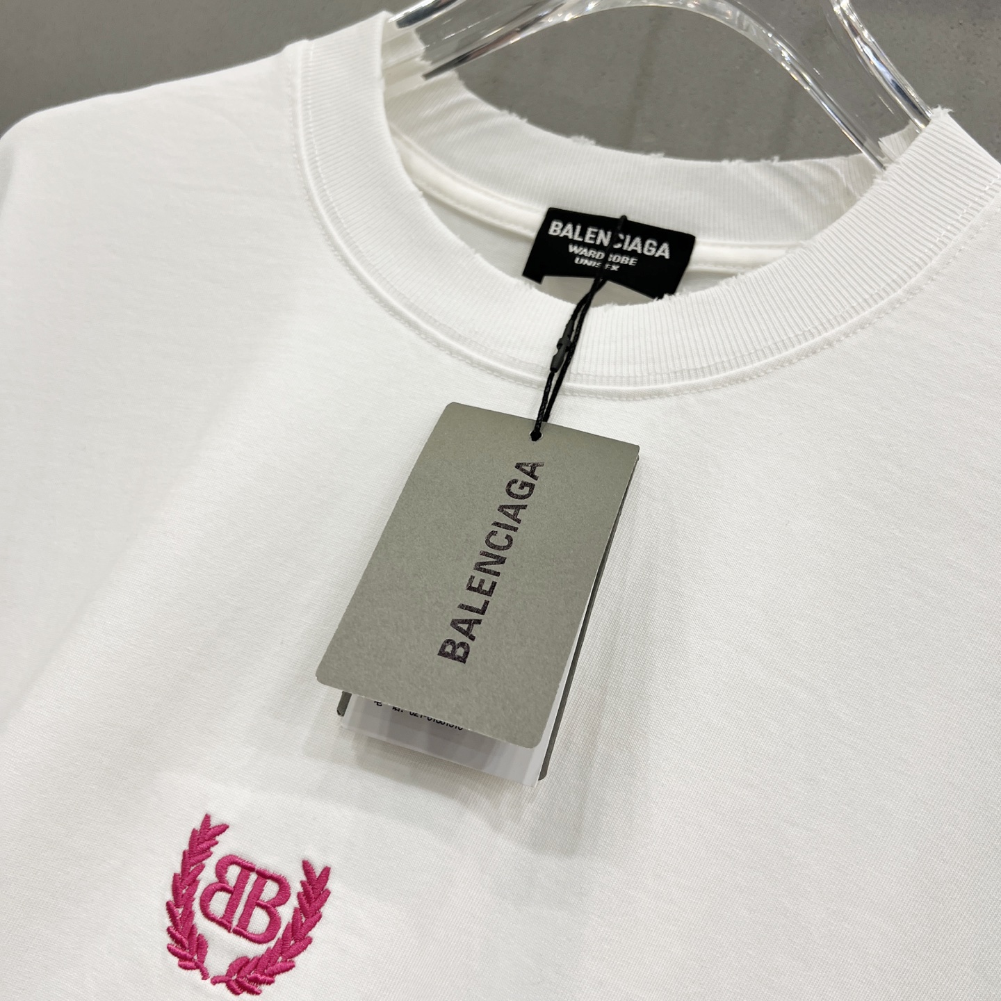 Balenciaga Men's Laurel Classic T-shirt in White