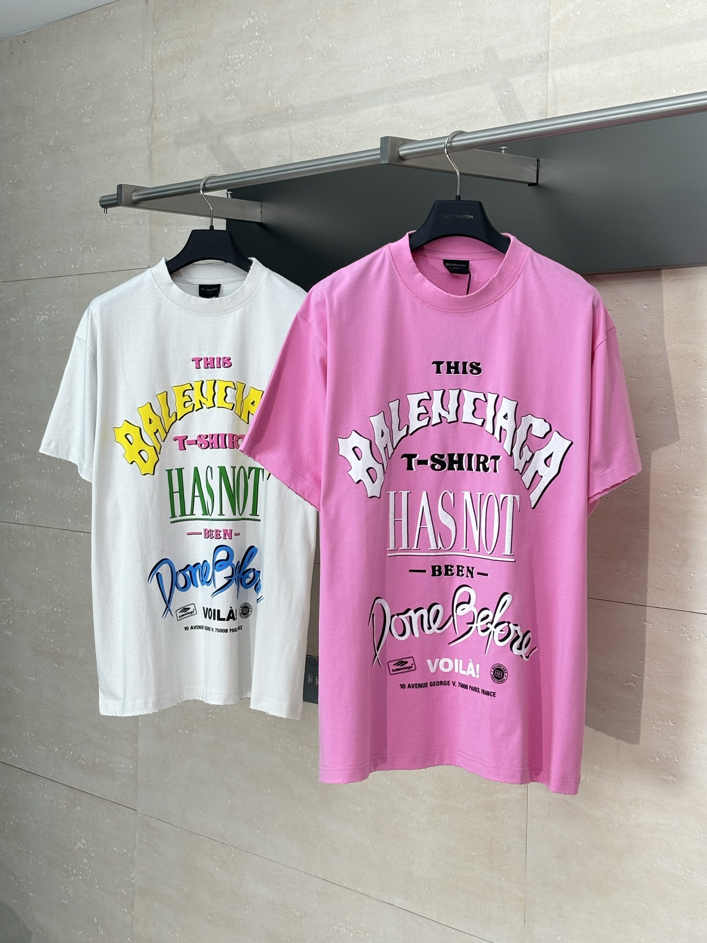 Pink Balenciaga Oversize T-Shirt