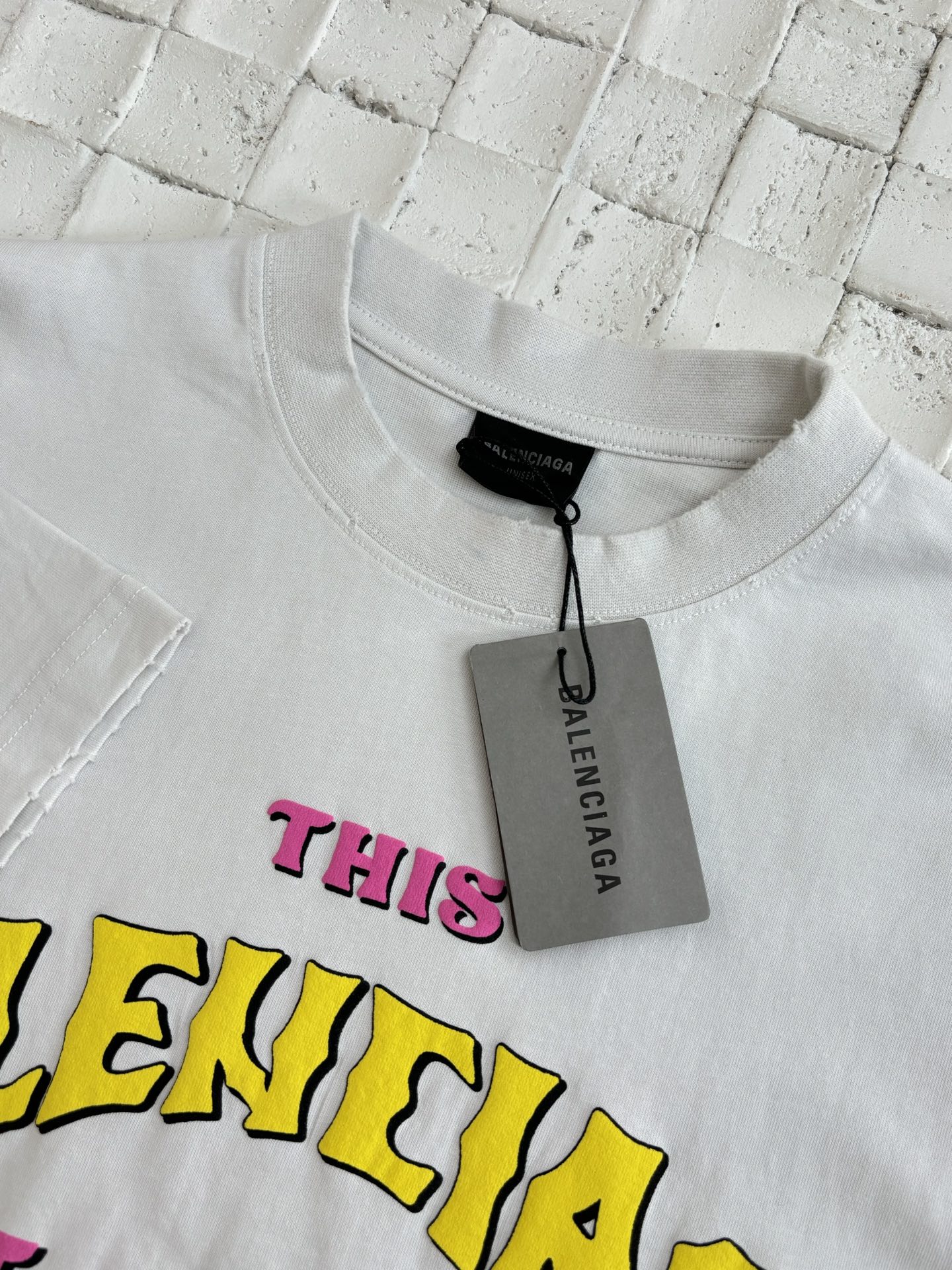 White Balenciaga Oversize T-Shirt