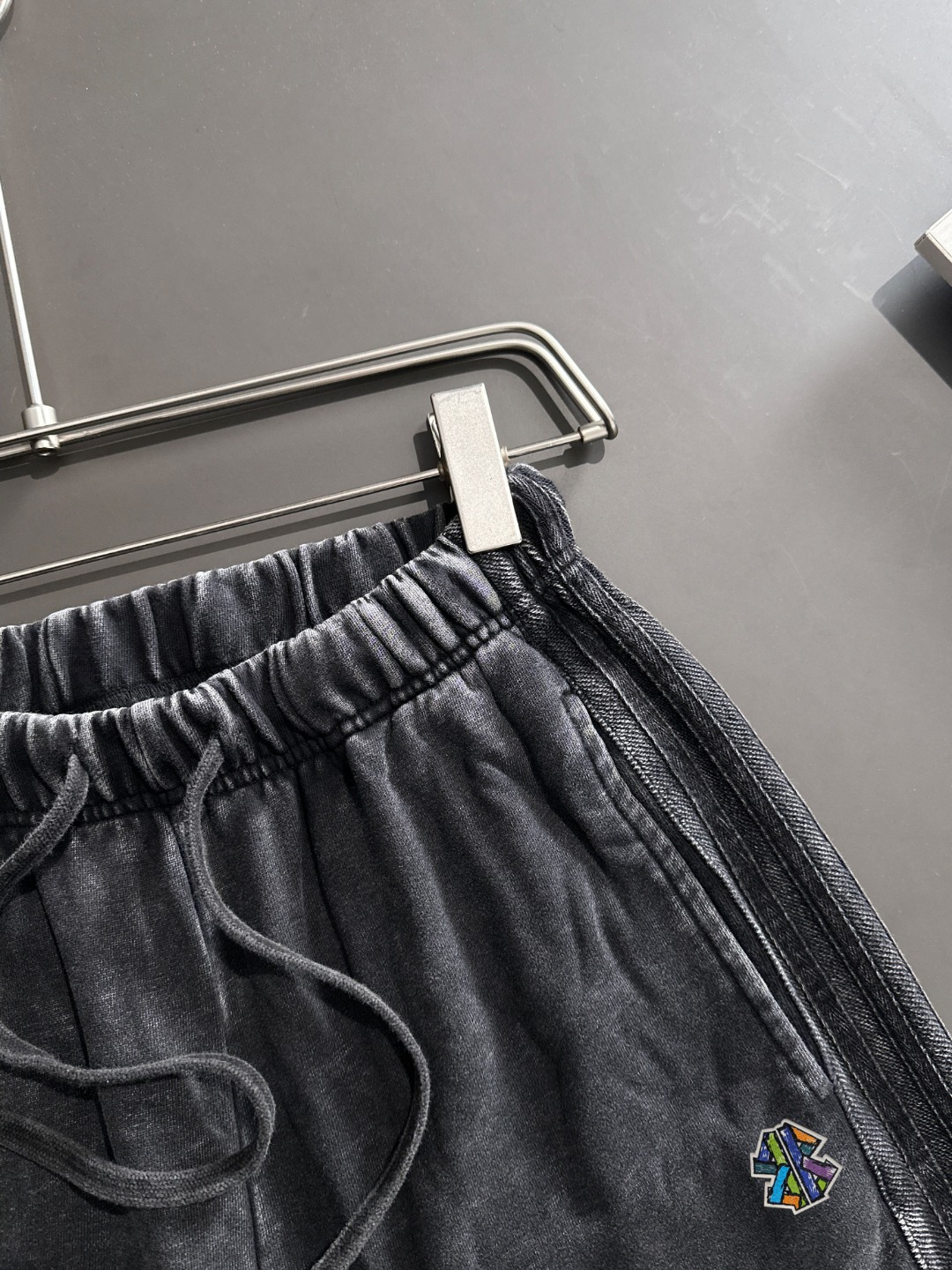 Balenciaga Men's Black Denim Shorts