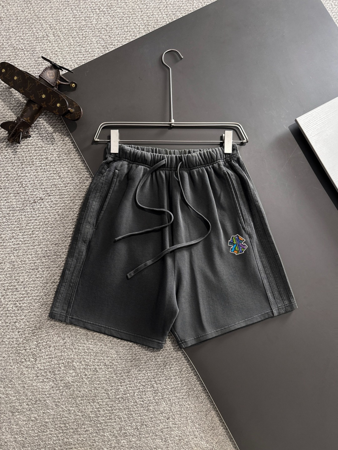 Balenciaga Men's Casual Shorts in Grey
