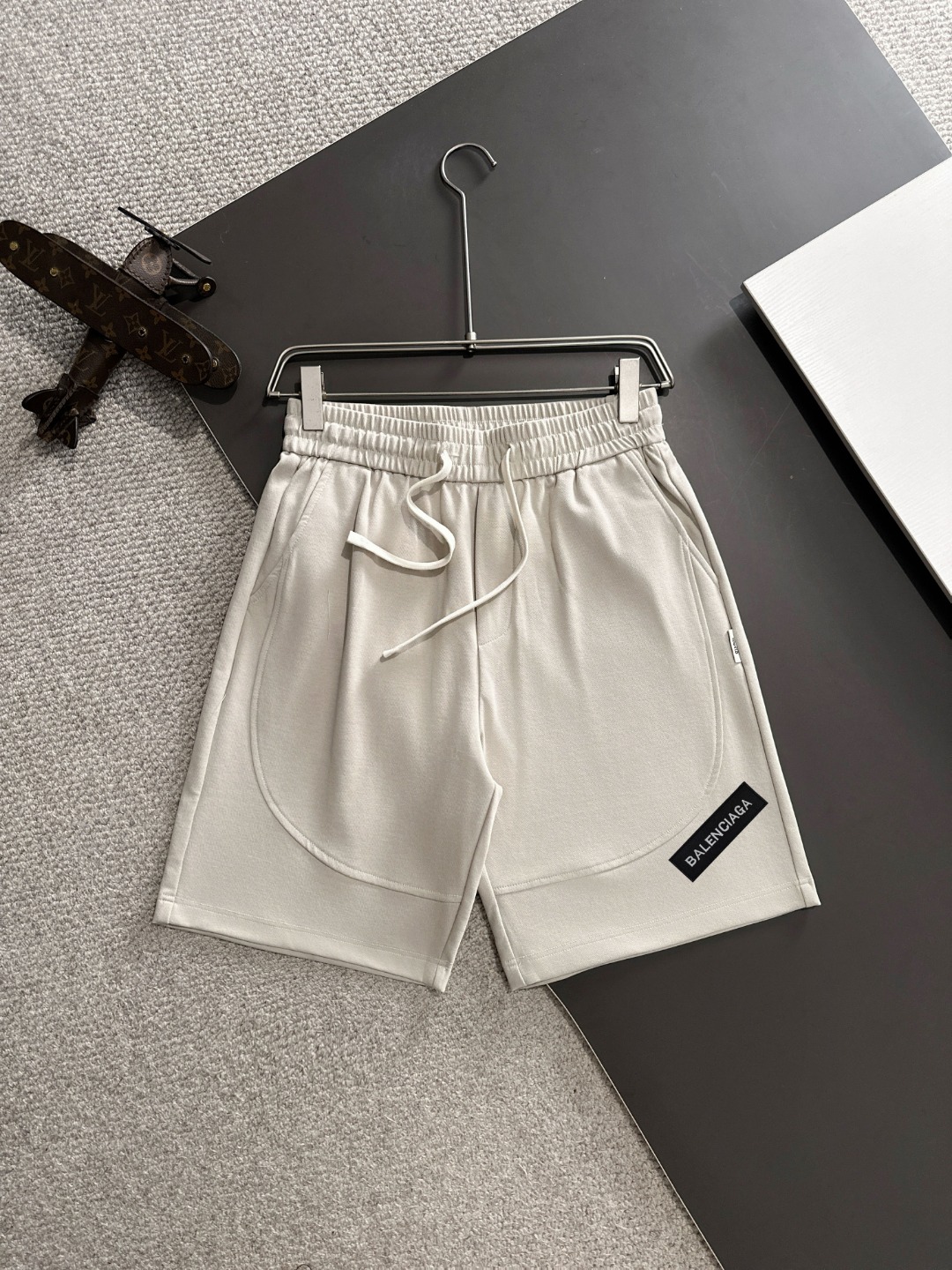 Balenciaga Men's Beige Shorts