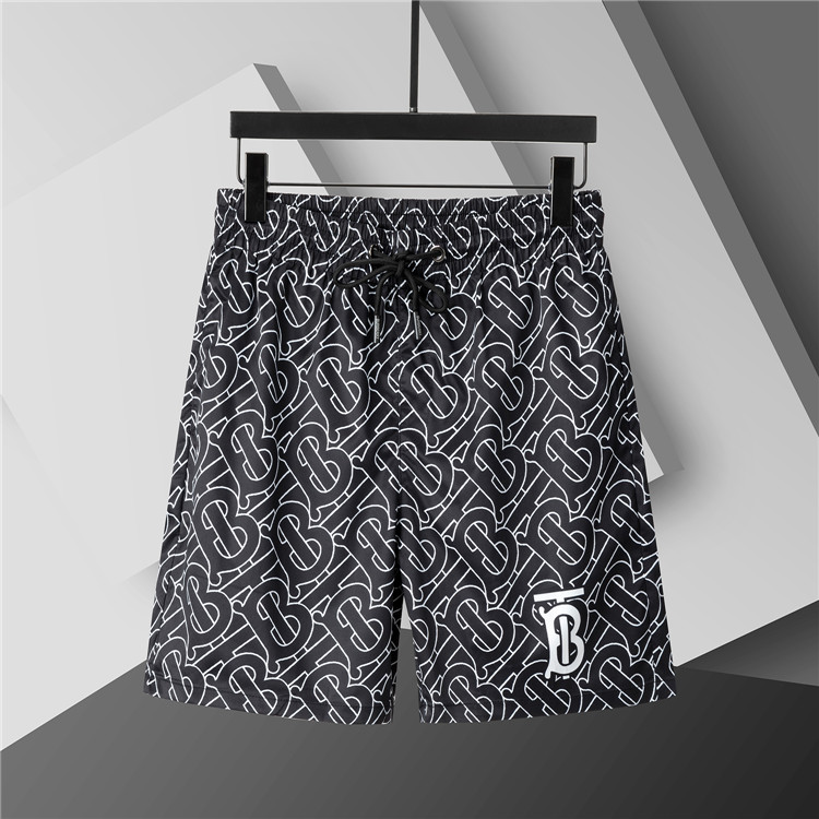 Burberry TB Patterned Shorts in Black