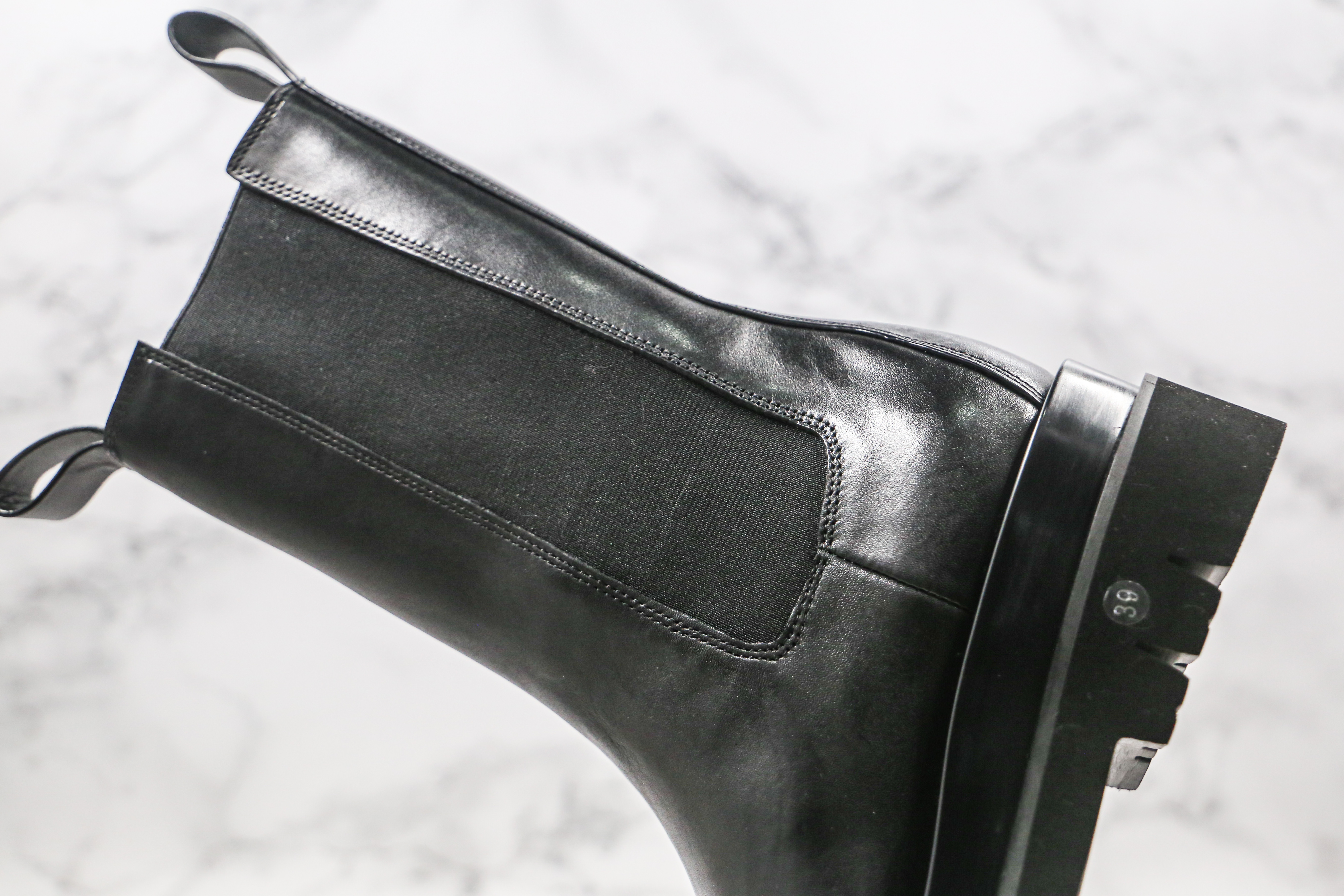 Bottega Lug Chelsea Boots