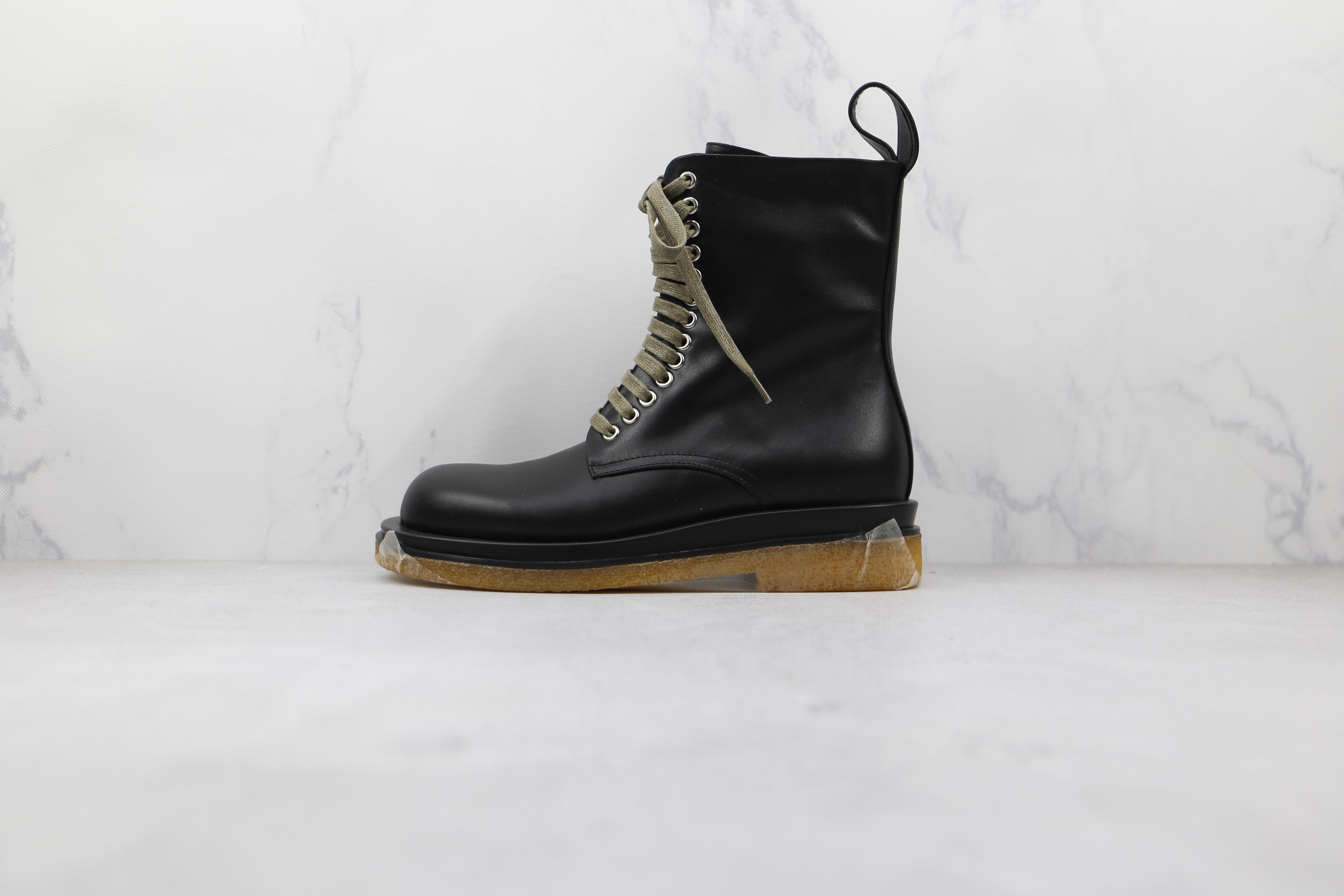 Bottega Veneta Military Calf Leather Boots