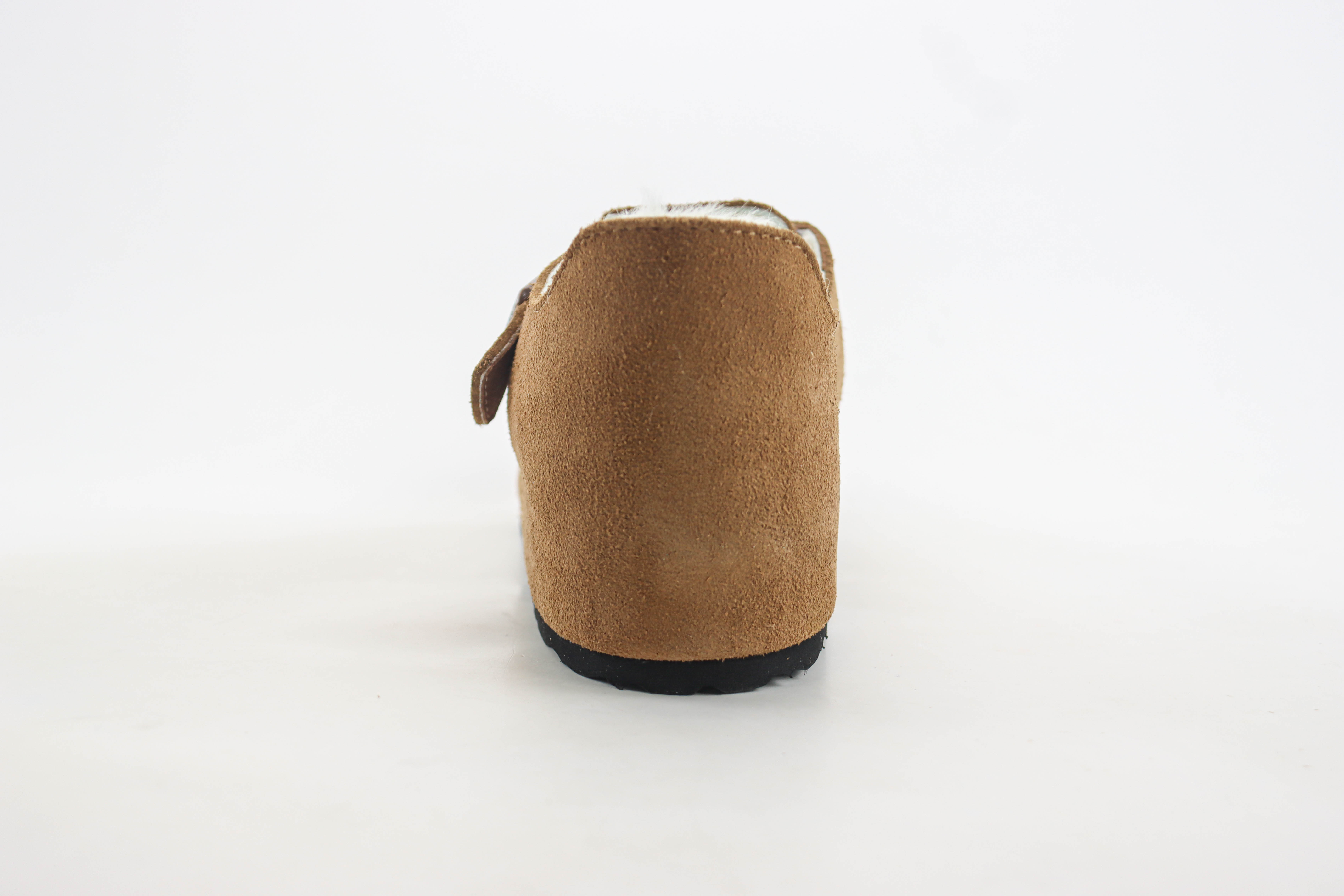 Birkenstock London Shearling Suede - The Noir 