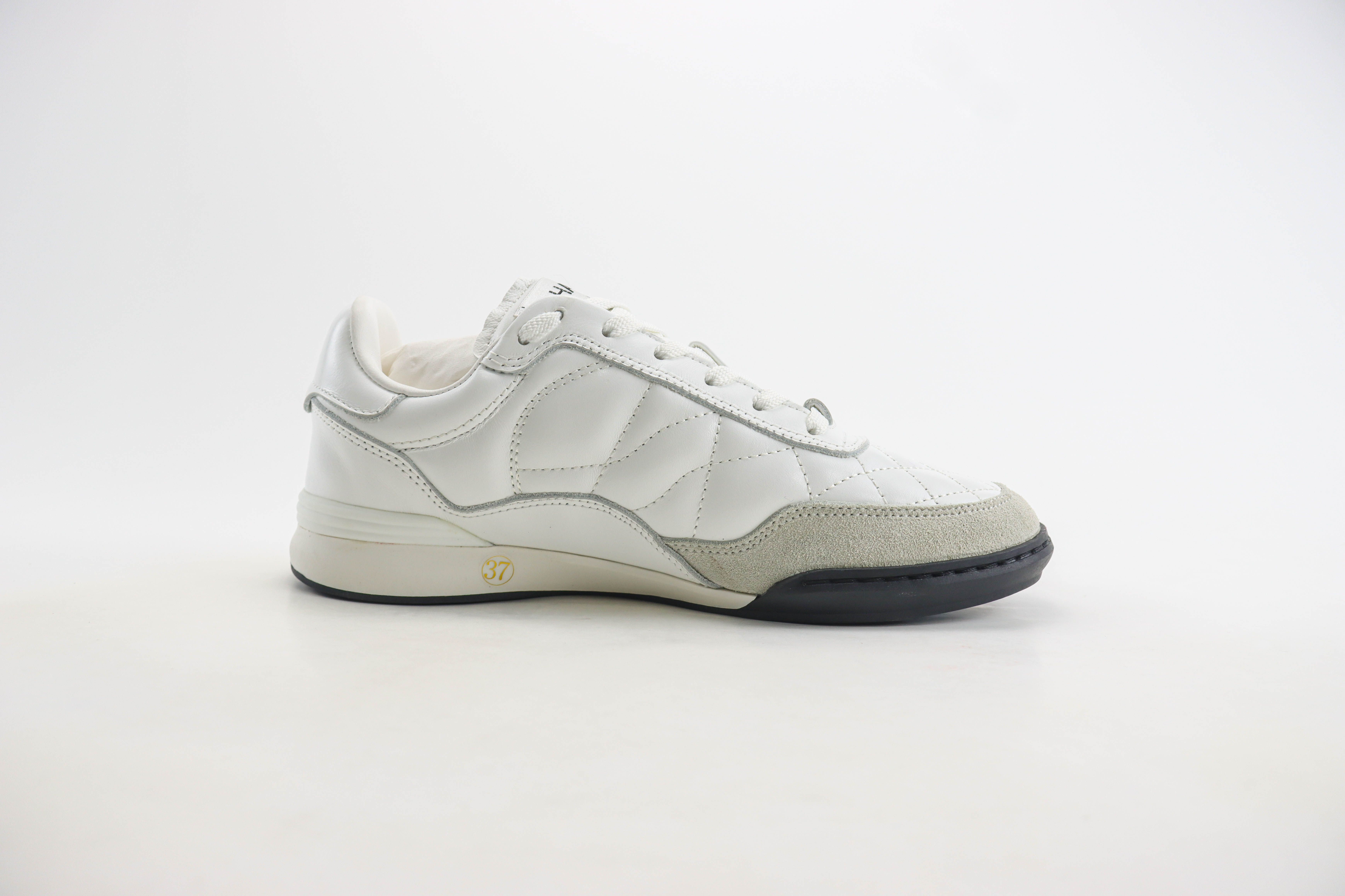 Chanel Shiny Calfskin, Calfskin & Suede Calfskin White