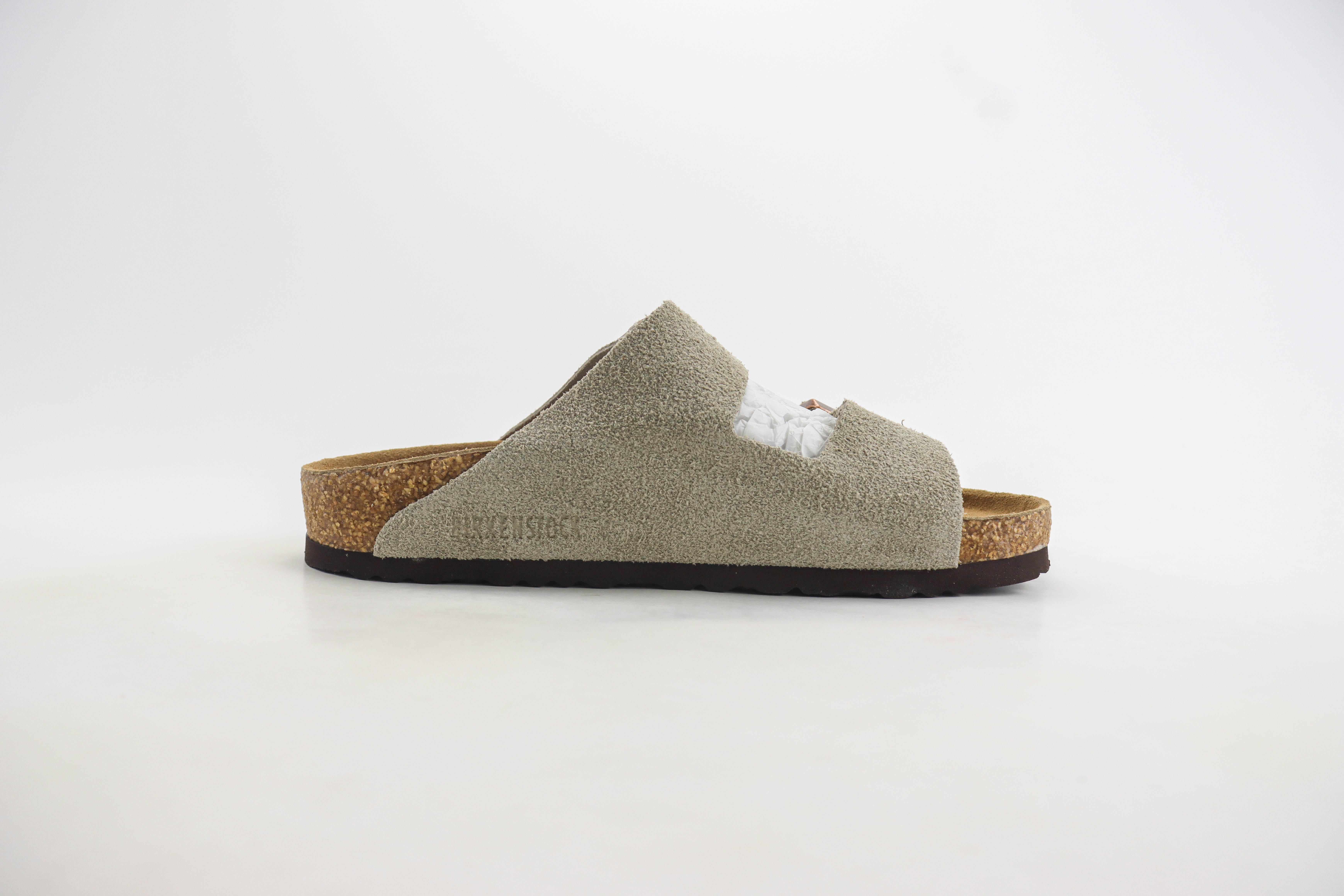 Birkenstock Arizona Kids Suede Leather - Taupe