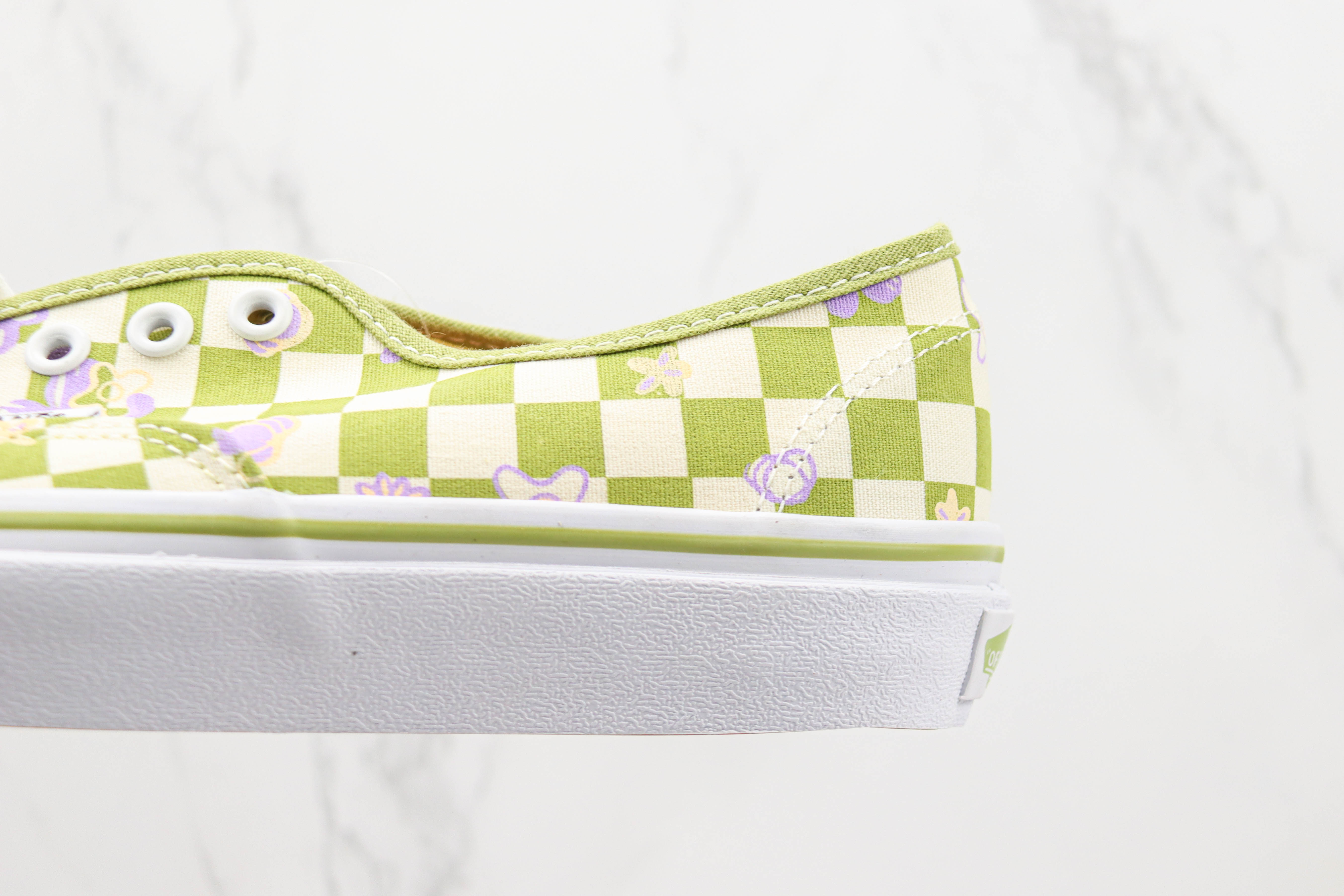 Green Checkered Casual Vans