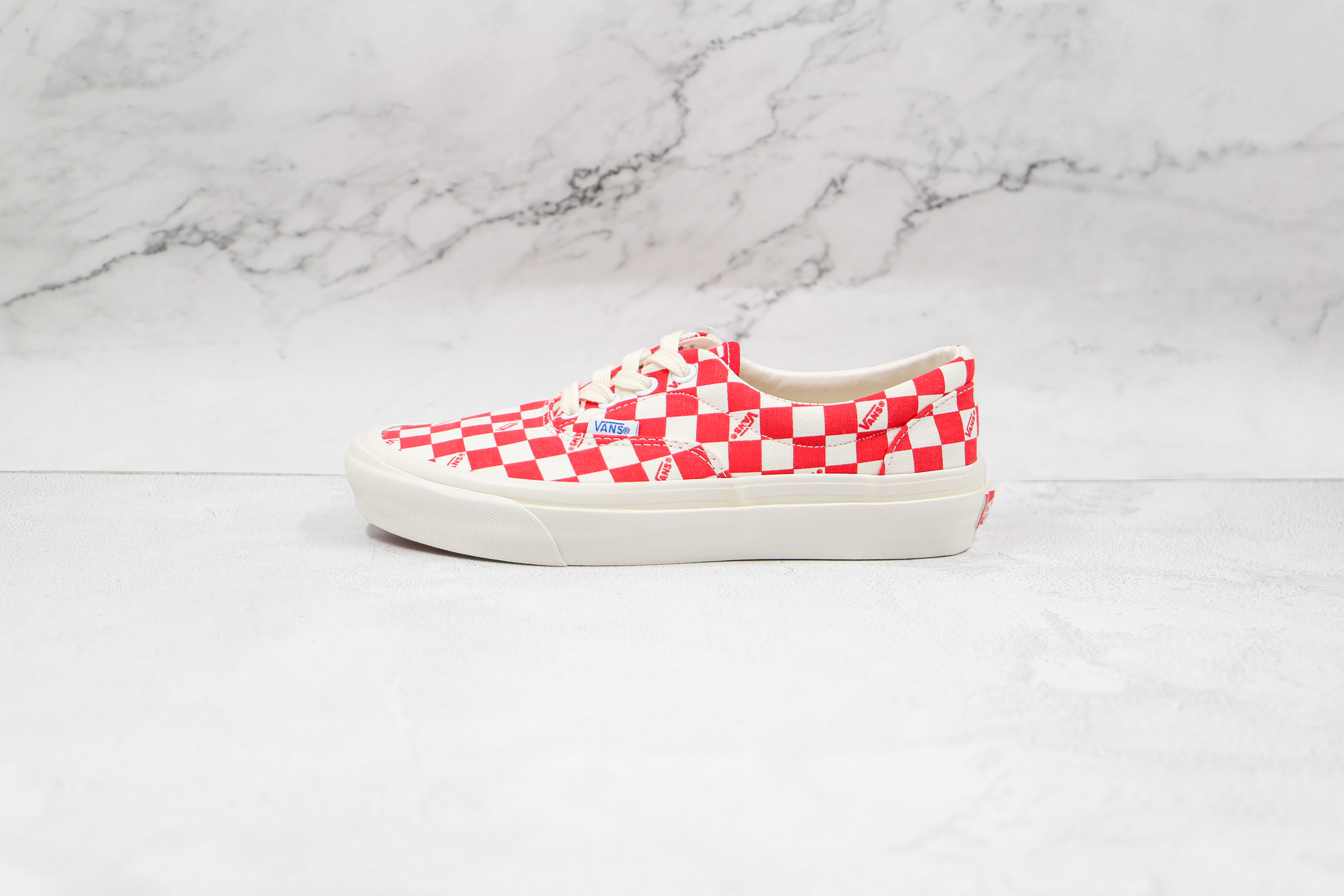 OG Era LX 'Checkerboard Logo - Racing Red'