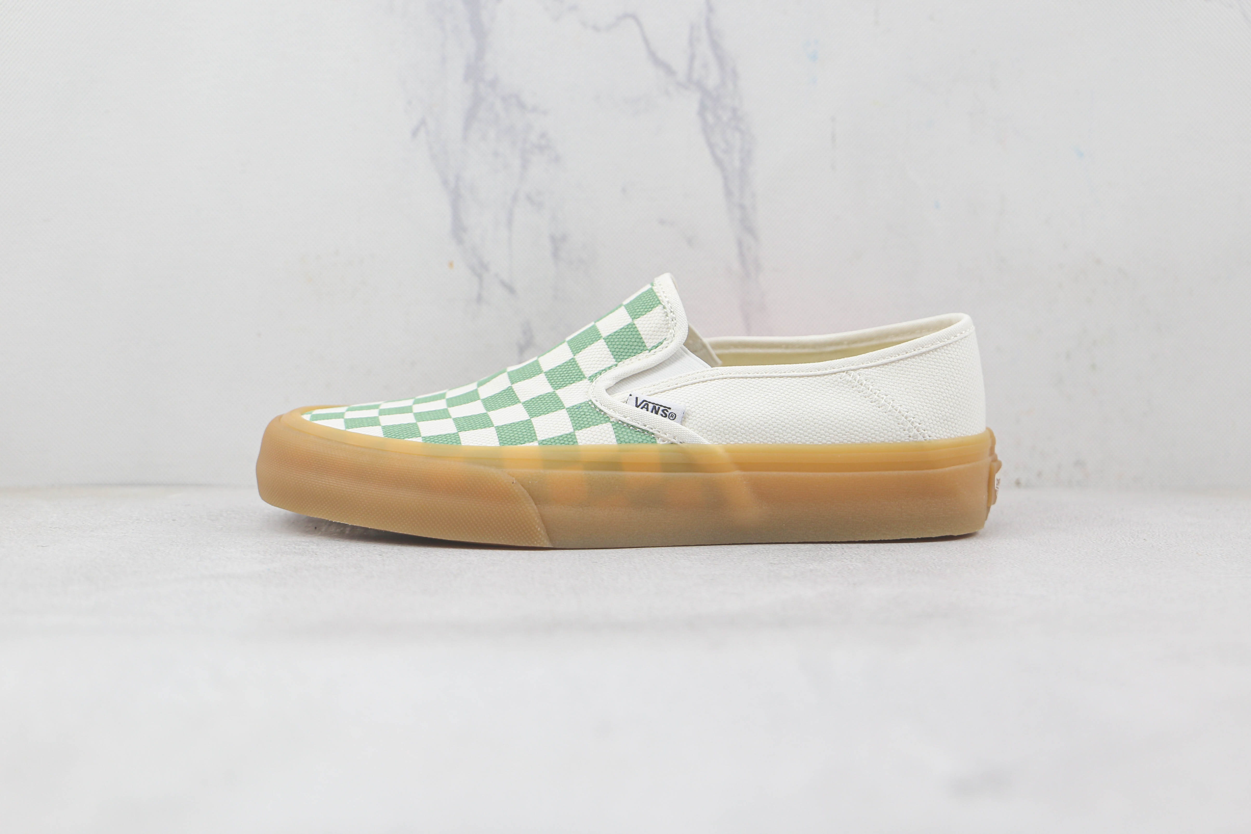 Vans Slip-On SF 'Checkerboard - Dusky Green Gum'