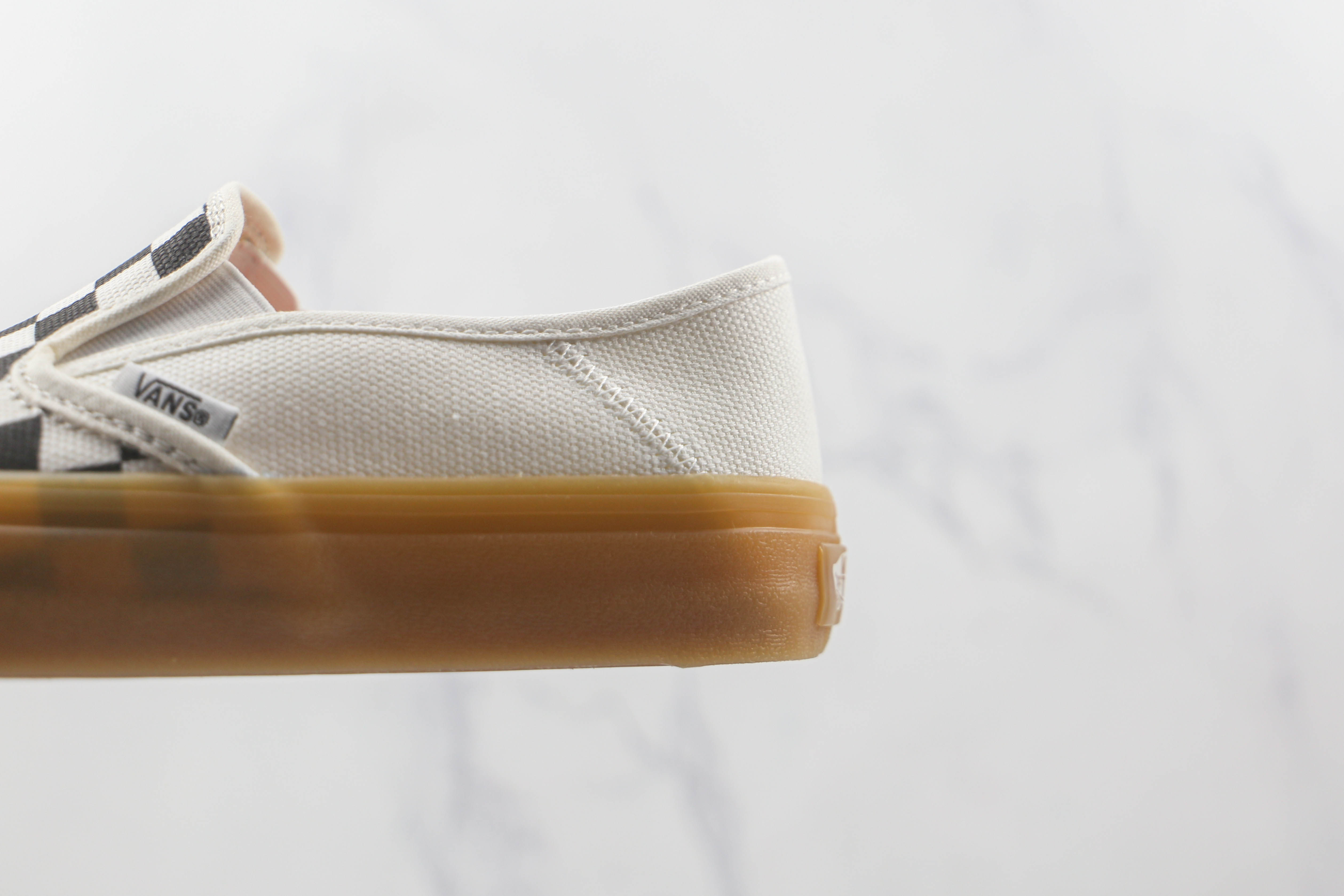 Vans Slip-on 'Checkerboard - Black Marshmallow Gum'