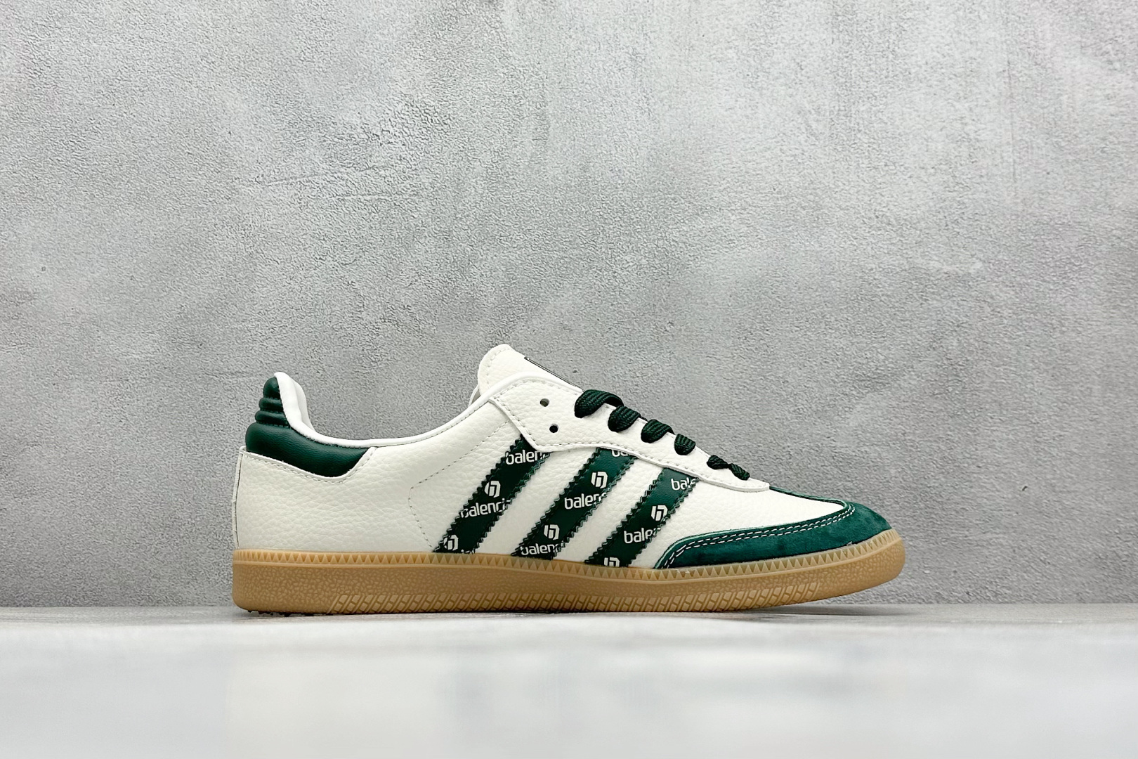 Adidas Samba x Balenciaga Green & White Sneakers