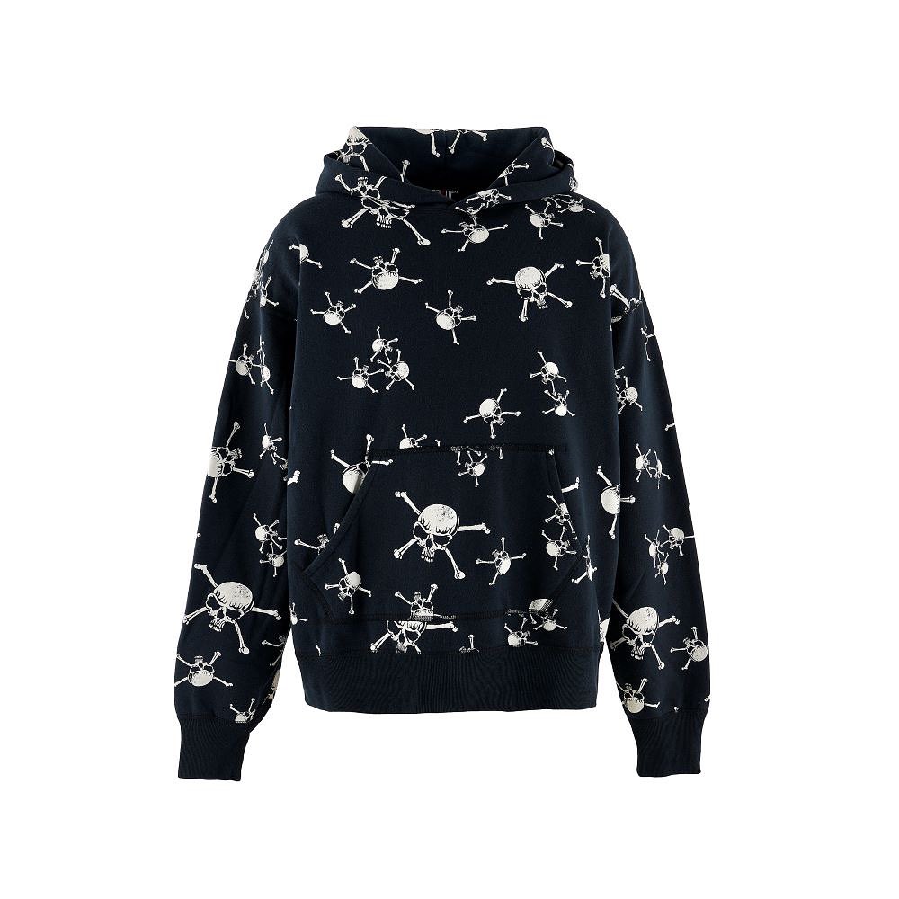 SAINT Mxxxxxx's skull Crewneck Hoodie 'Black'