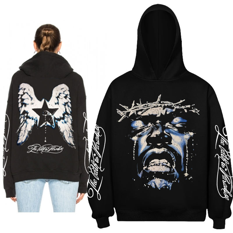 Hellstar Jesus Wings Black Hoodie