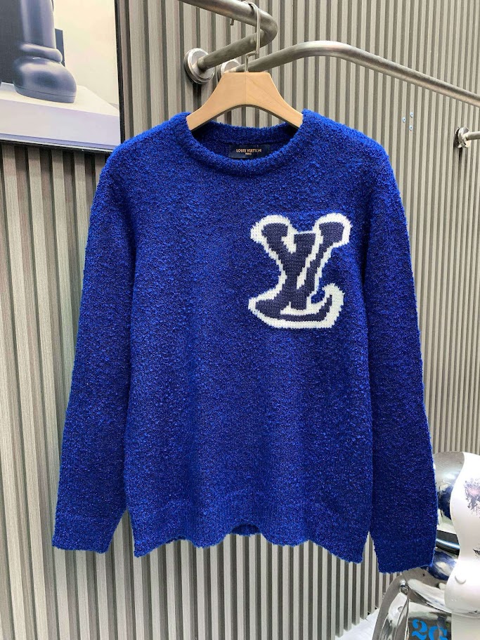 Lv Intarsia Crewneck 