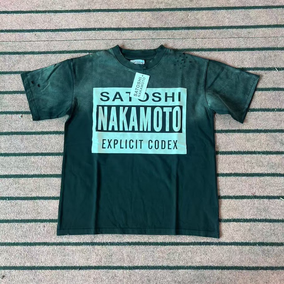 SATOSHI NAKAMOTO  T-shirt