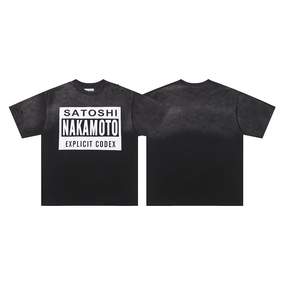 SATOSHI NAKAMOTO T-SHIRT 