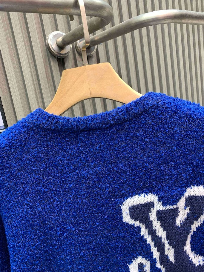 Lv Intarsia Crewneck 