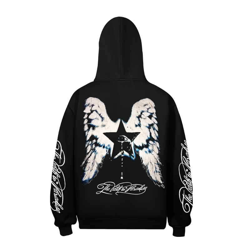 Hellstar Jesus Wings Black Hoodie
