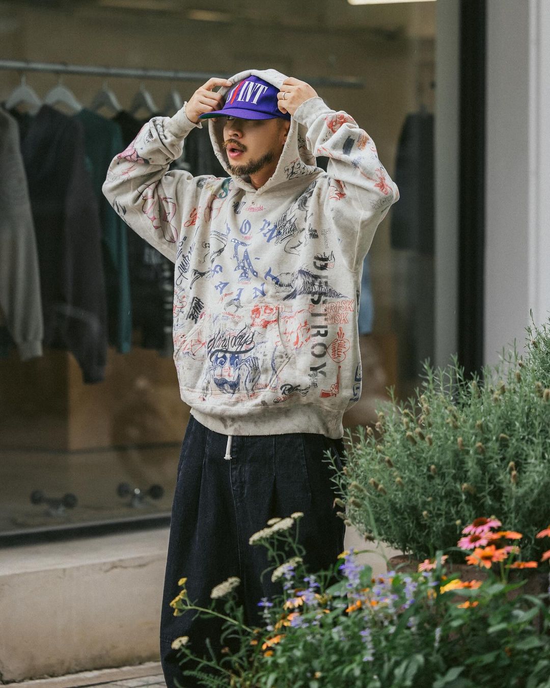 Born x Raised + SAINT Mxxxxxx's LA Hoodie