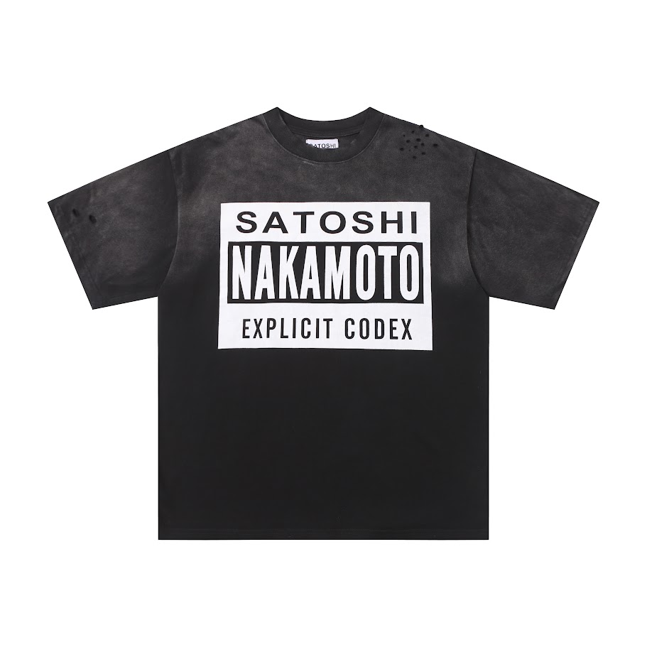 SATOSHI NAKAMOTO T-SHIRT 