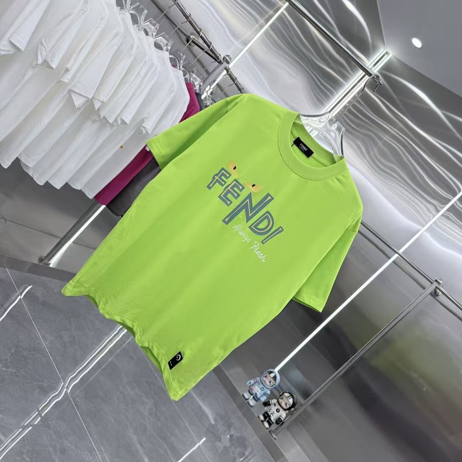 New Crew Neck Short-Sleeve 5D Stereo Silicone Craft Unisex Loose Fit