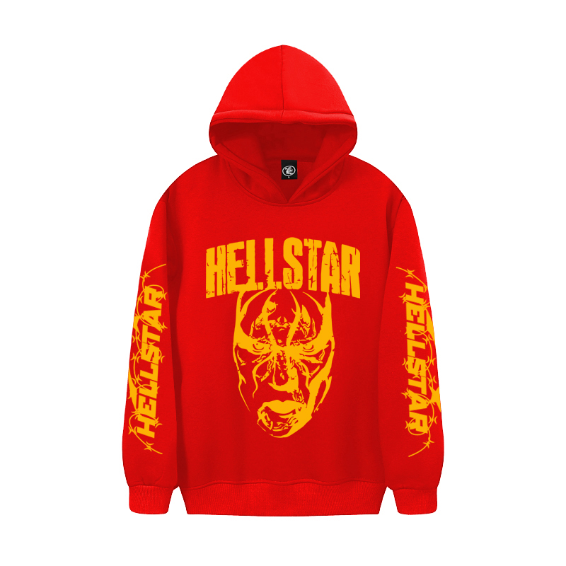 HELLSTAR Graphic Hoodie 'Red'