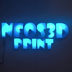 Enseigne 3D Lumineuse sur mesure