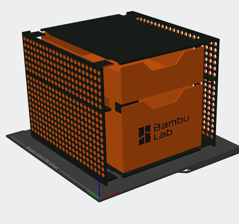 Fichier STL - Rangement avec Tiroirs Bambu lab
