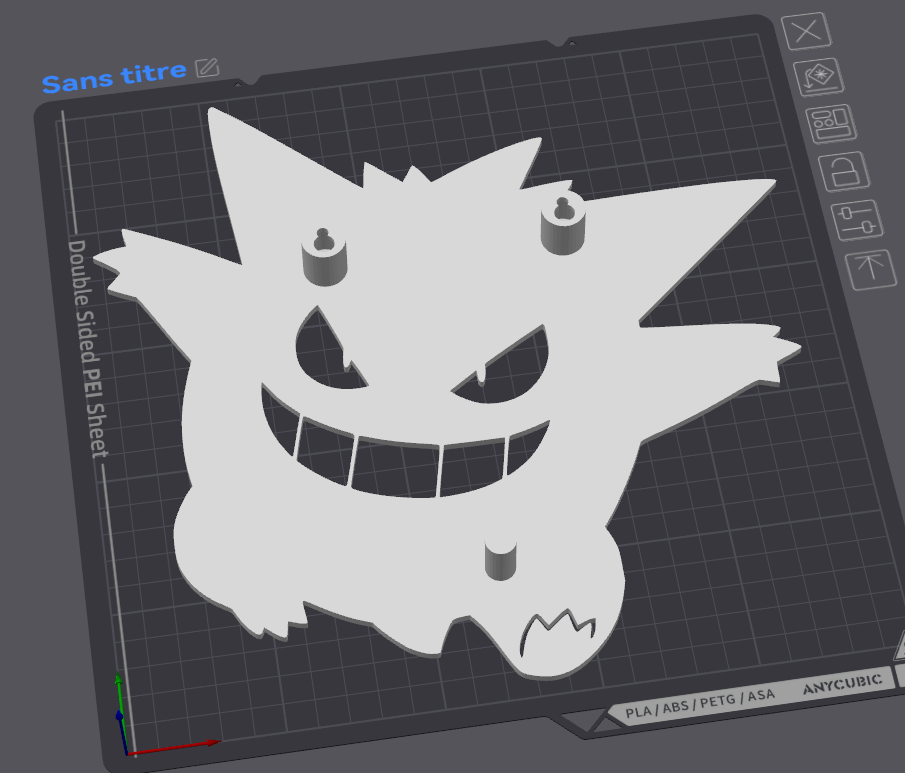 Fichier STL - Lampe Murale Ectoplasma/Gengar
