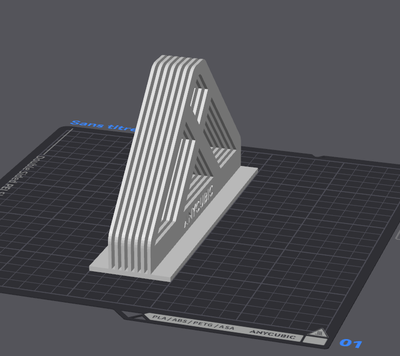 Fichier STL - Support Anycubic pour plateau imprimante 3D