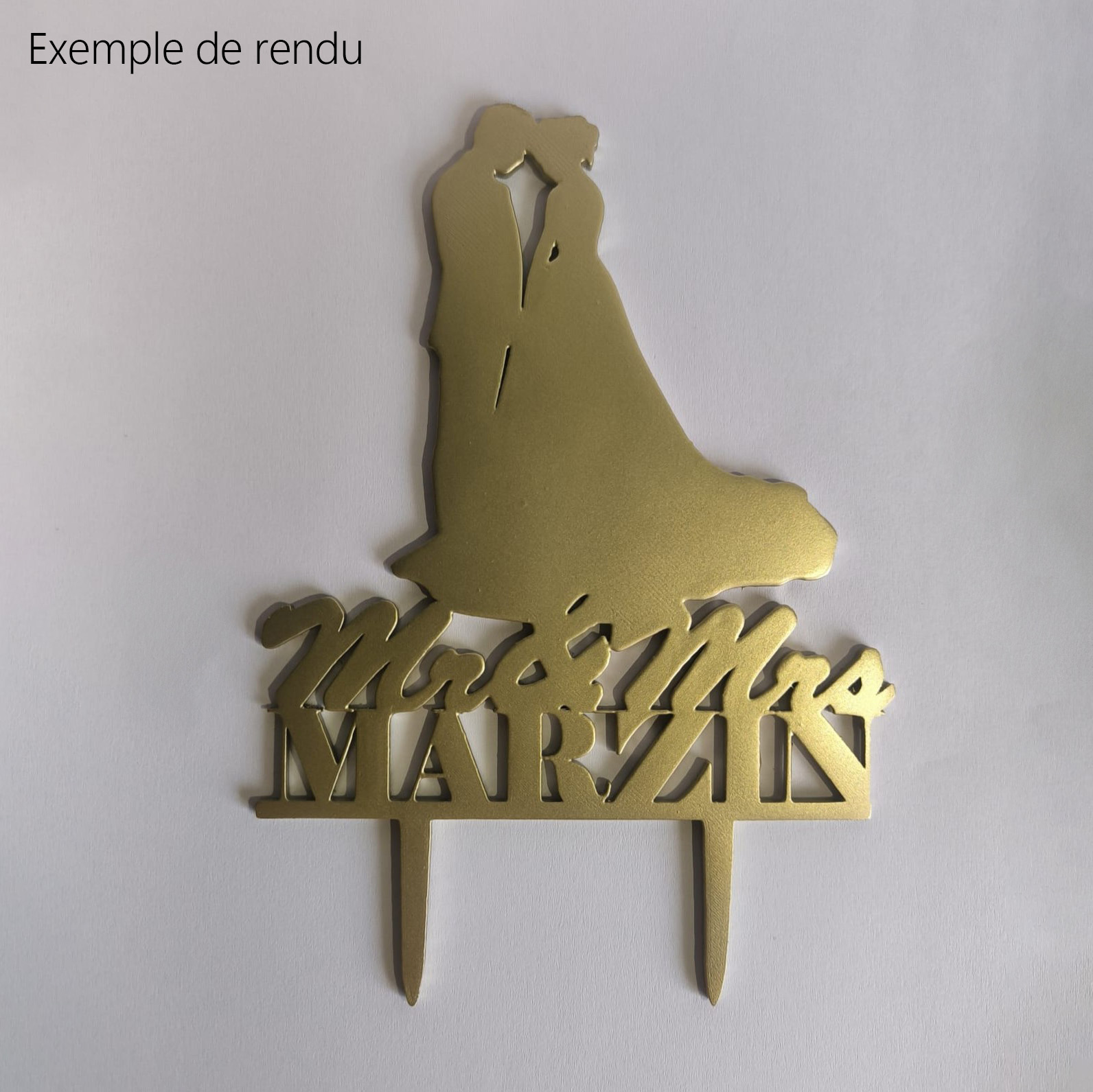 Cake Topper sur mesure