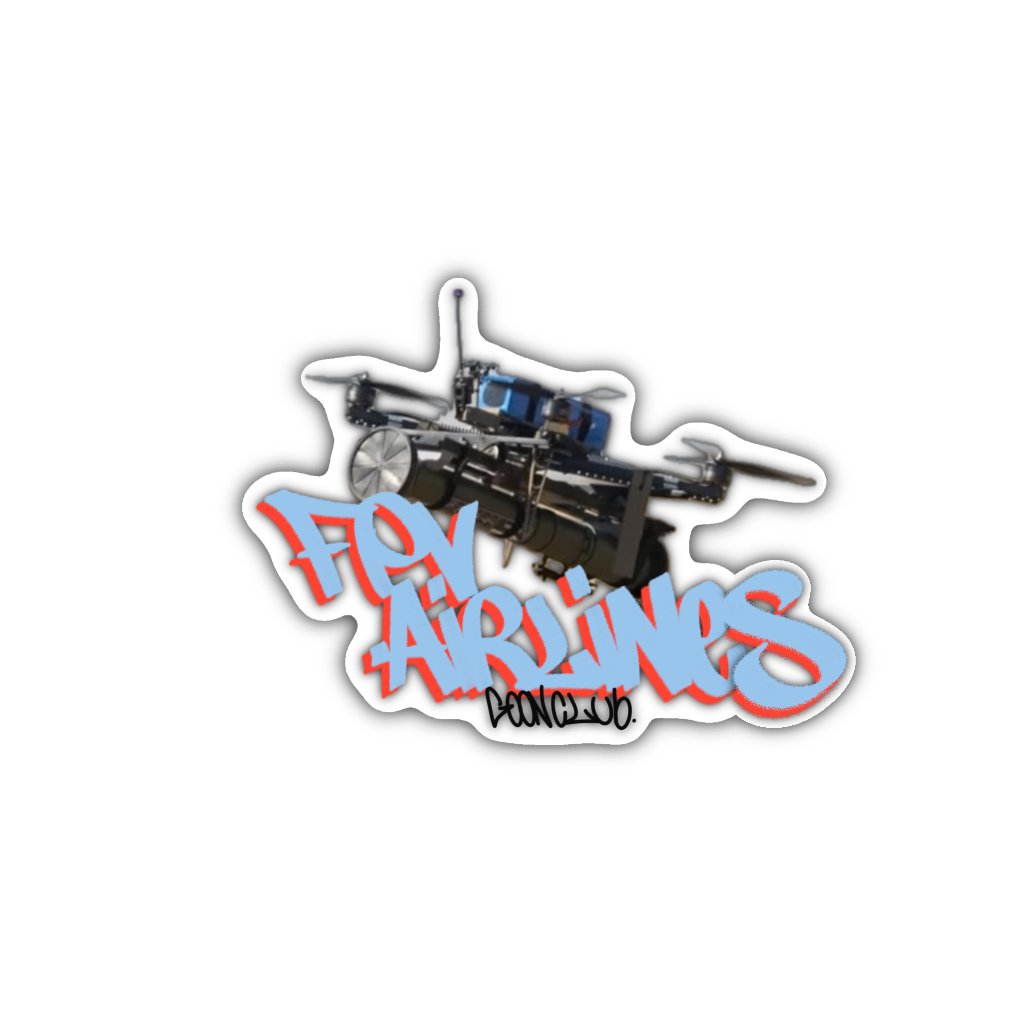 Sticker Drone AT4 " FPV AirLines "