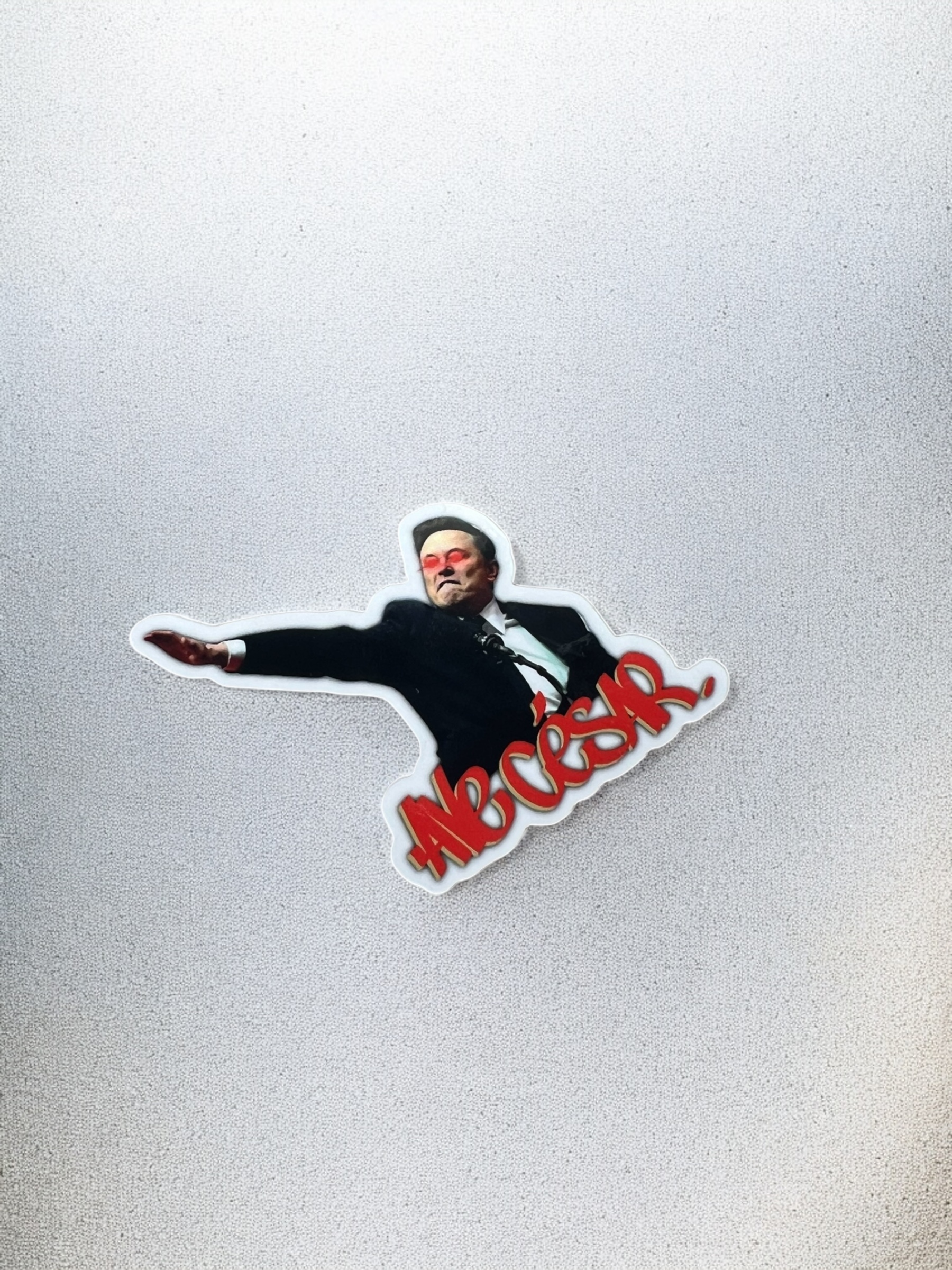 Sticker " Elon Musk " Ave César.