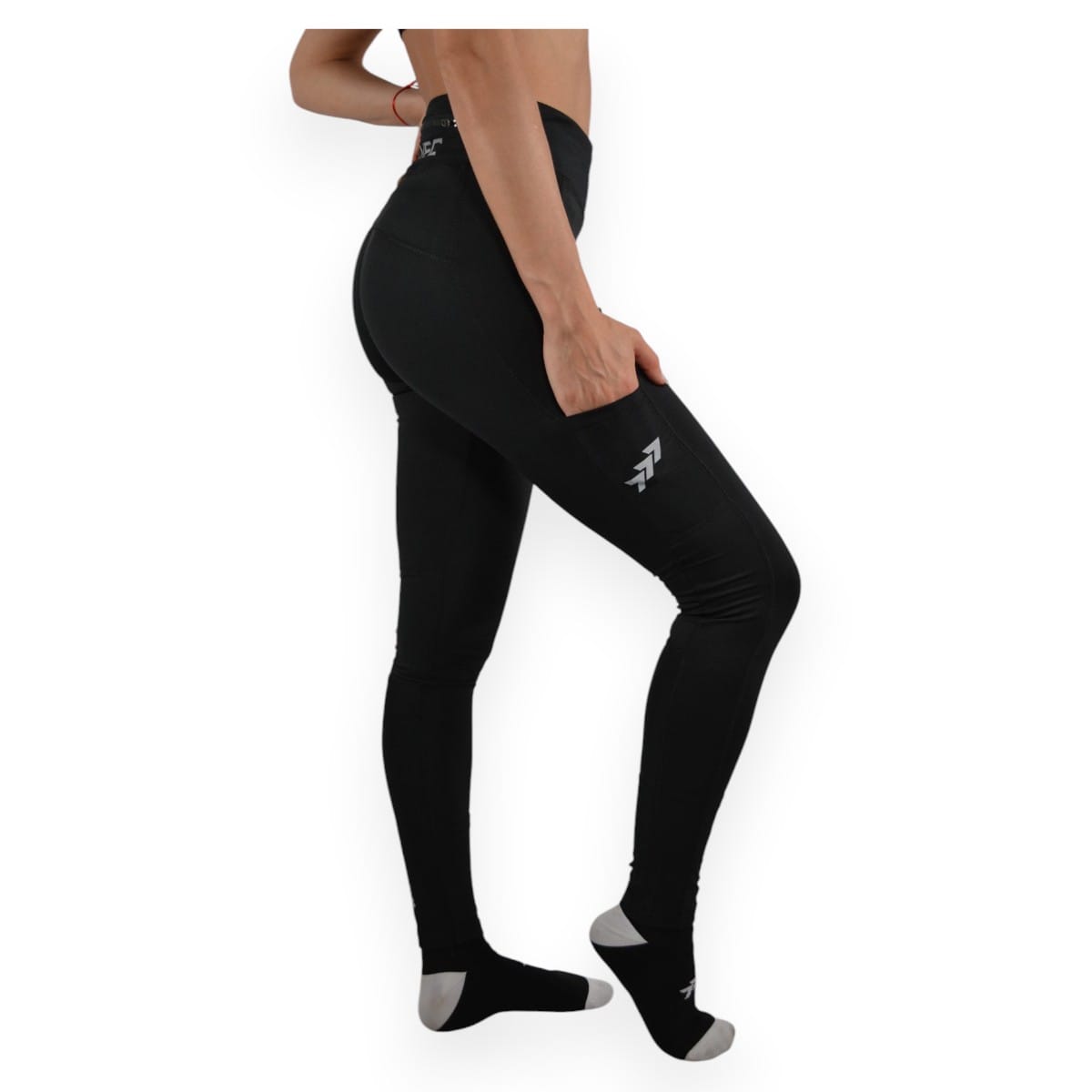 Calza Larga Mujer Jar Vec Runner C/ Bolsillo Negra