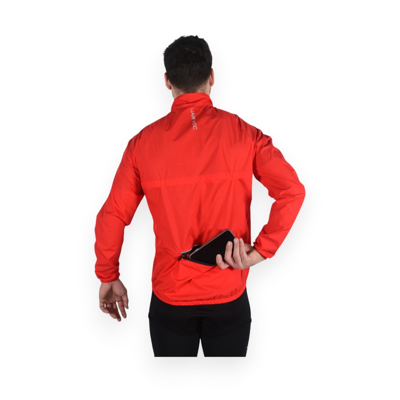 Campera Ciclista Jar Vec Coppi Plus Roja impermeable 