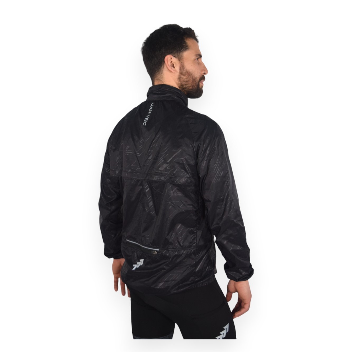 Campera Rompeviento Jar Vec Ultra Negra